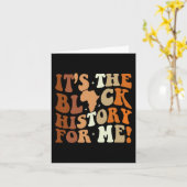 Carte L'histoire noire pour moi Mois de l'histoire noire (Fleur jaune)