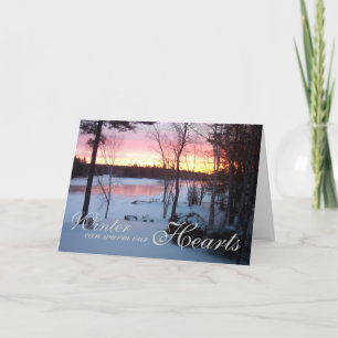 Carte L'hiver réchauffe nos coeurs