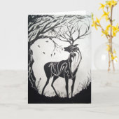 Carte L'hiver vient (Fleur jaune)