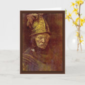 Carte L'Homme Avec Le Casque D'Or. (Fleur jaune)