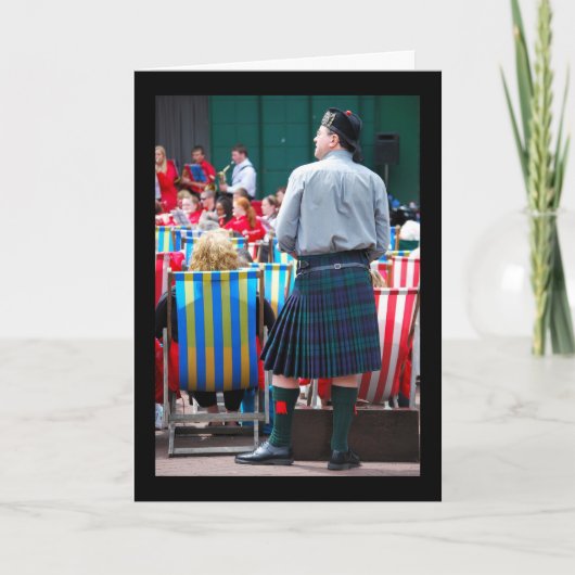 Carte L'Homme en Kilt (Devant)