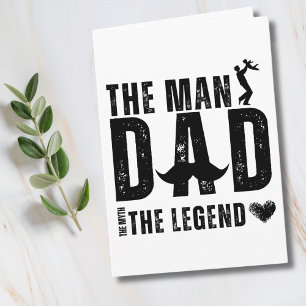 Carte L'homme le mythe La légende DAD Cool Fête des père