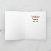 Carte L'horreur d'Halloween (Intérieur)