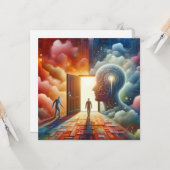 Carte L'humble universitaire (Devant/Arrière en situation)