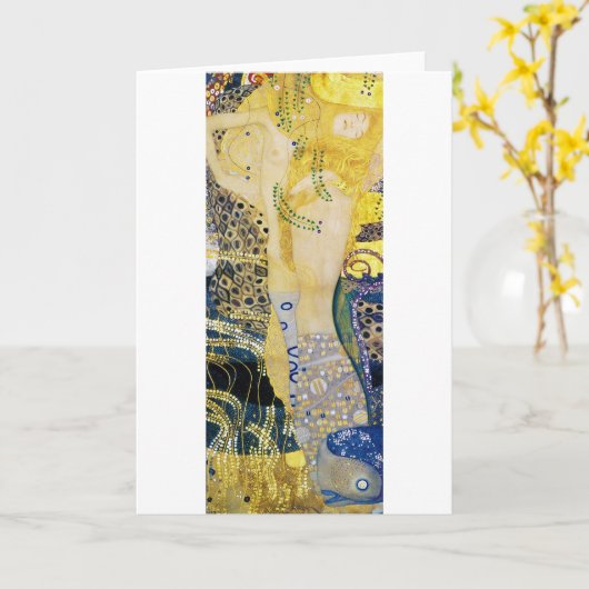 Carte L'Hydra, Gustav Klimt (Fleur jaune)