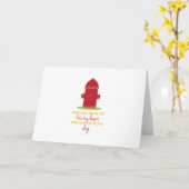 Carte L'hydrant incendie (Fleur jaune)