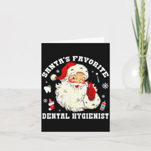 Carte L'hygiéniste dentaire préféré du Père Noël Noël Dr