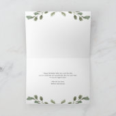 Carte Liage minimal | Joyeux anniversaire (Intérieur)