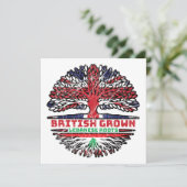 Carte Liban Royaume-Uni Royaume-Uni British Tree (Debout devant)