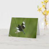 Carte libellule (Fleur jaune)
