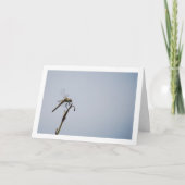 Carte Libellule avec canne (Devant)