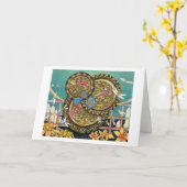 Carte Libellule X rêveur (portails au royaume en (Fleur jaune)