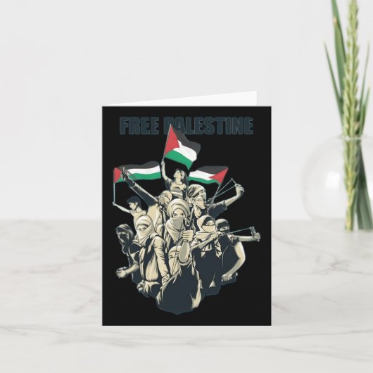 Carte Libérer la Palestine (Devant)