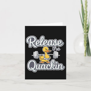 Carte Libérez Quackin Gym Bodybuilding —