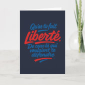 Carte Liberté (Devant)