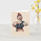 Carte Liberté de la Dame de Zombie (Fleur jaune)