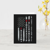 Carte Liberté Démocratie Tolérance Justice Toutes les rè (Fleur jaune)