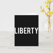 Carte Liberty - Cool New Funny Name Fan Gift Tee  (Fleur jaune)