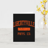 Carte Libertyville High School Hs Libertyville Il Phys E (Fleur jaune)
