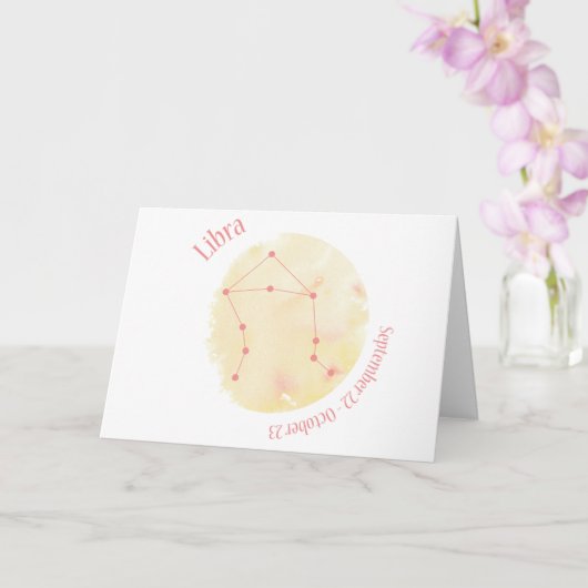 Carte Libra (Orchidée)