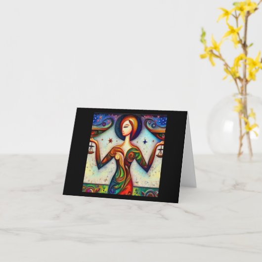 Carte Libra 12 (Fleur jaune)