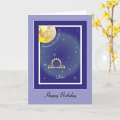 Carte Libra 24 septembre au 23 octobre Karte (Fleur jaune)