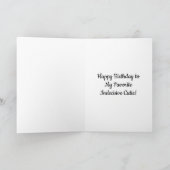 Carte Libra Cat Birthday Card (Intérieur)