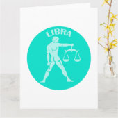 Carte Libra, signe zodiaque, Horoscope, Astrologie (Fleur jaune)