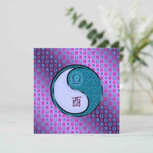 Carte Libra & Water Rooster (Debout devant)