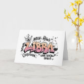 Carte Libra Zodiac Graffiti  (Fleur jaune)