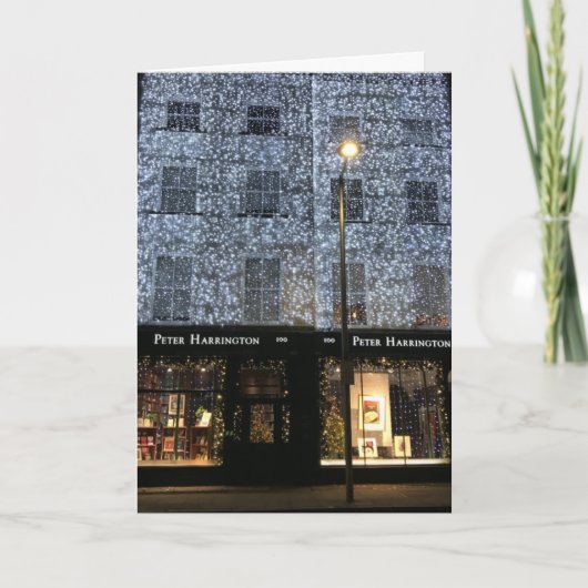 Carte Librairie Photographie de nuit Noël Fulham Road (Devant)