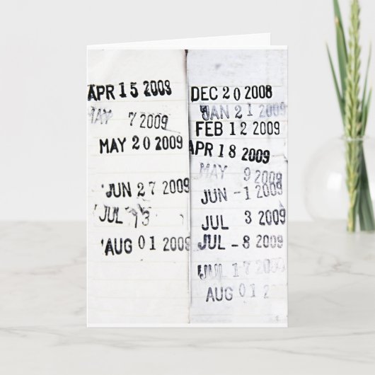 Carte Library date Stamp (Devant)