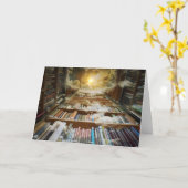 Carte Library in the Sky (Fleur jaune)