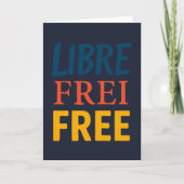 Carte Libre (Devant)