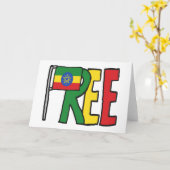 Carte Libre Éthiopie (Fleur jaune)