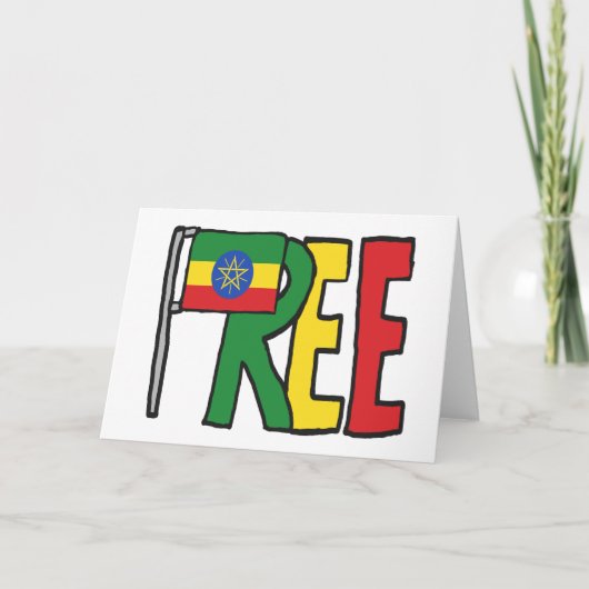 Carte Libre Éthiopie (Devant)