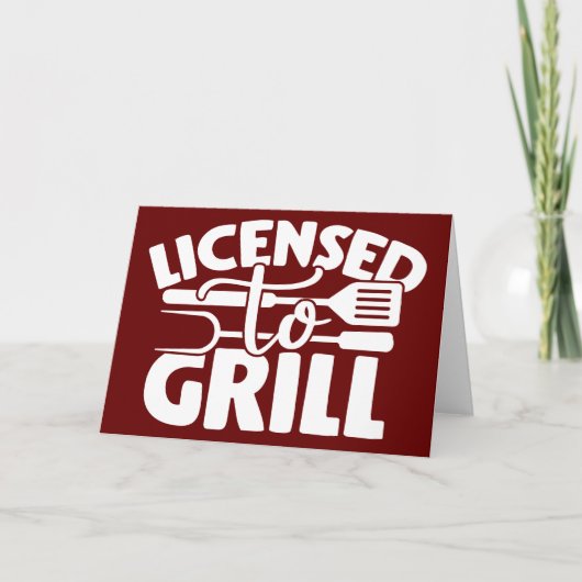 Carte Licence De Grill (Devant)