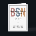 Carte Licence personnalisée en sciences infirmières<br><div class="desc">Cadeaux de fin d'études personnalisés en soins infirmiers Licence en sciences infirmières !</div>