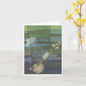 Carte Lichen cette méduse - (Fleur jaune)