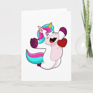 Carte Licorne avec cœur