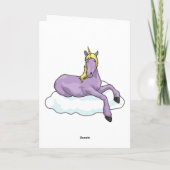 Carte Licorne Cloud (Dos)