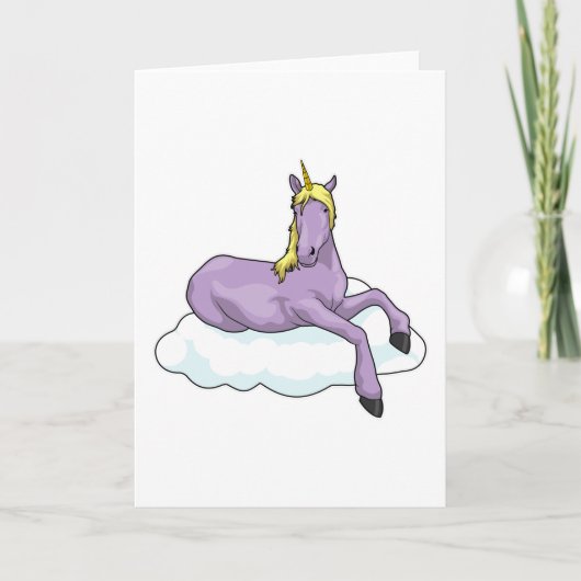 Carte Licorne Cloud (Devant)