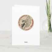 Carte Licorne d'anniversaire (Dos)