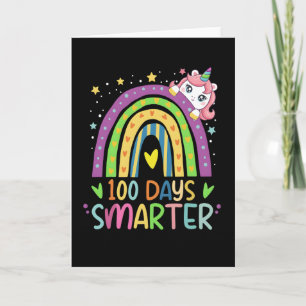 Carte Licorne Intelligente de 100 Jours Arc-en-Ciel Mign