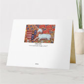 Carte LICORNE Ruby, Joyeux Anniversaire (Dos)