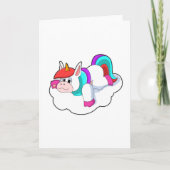 Carte Licorne sur les nuages (Devant)
