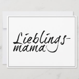 Carte Lieblingsmama