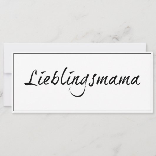 Carte Lieblingsmama (Devant)