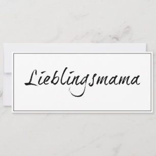 Carte Lieblingsmama