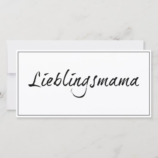 Carte Lieblingsmama (Devant)